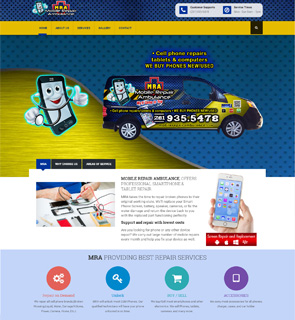 Mobile Repair Ambulance | website design |houston texas
